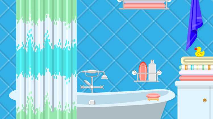 how to clean a shower curtain