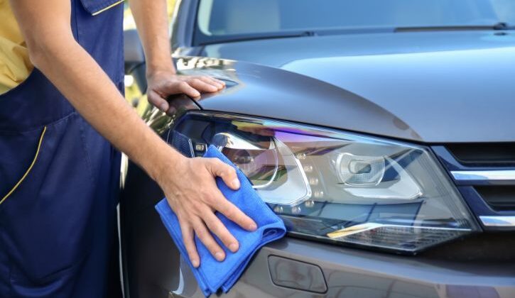 Cleaning Car Headlights