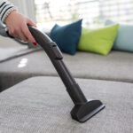 Cleaning Sofa With Vacuum